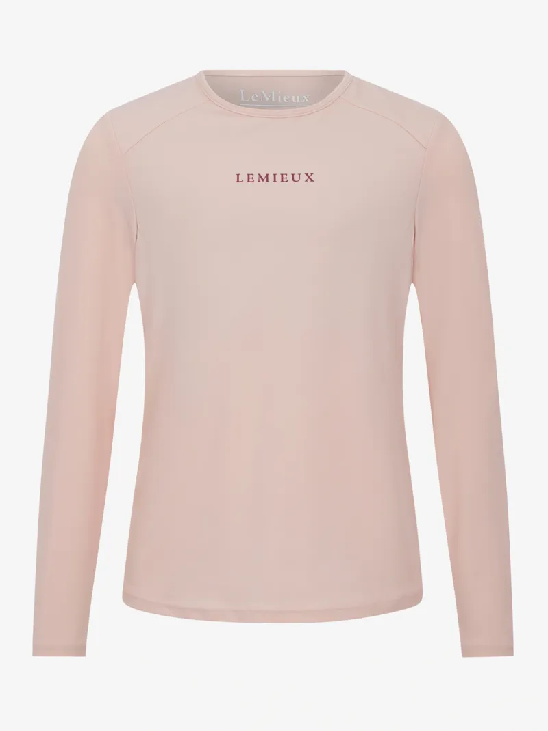 LeMieux Young Rider Hybrid Sports Top - Petal-1