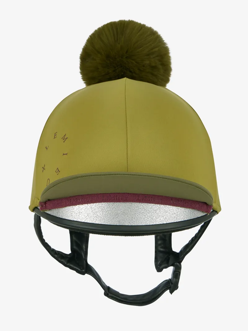 LeMieux Classique Pom Hat Silk - Gooseberry-4