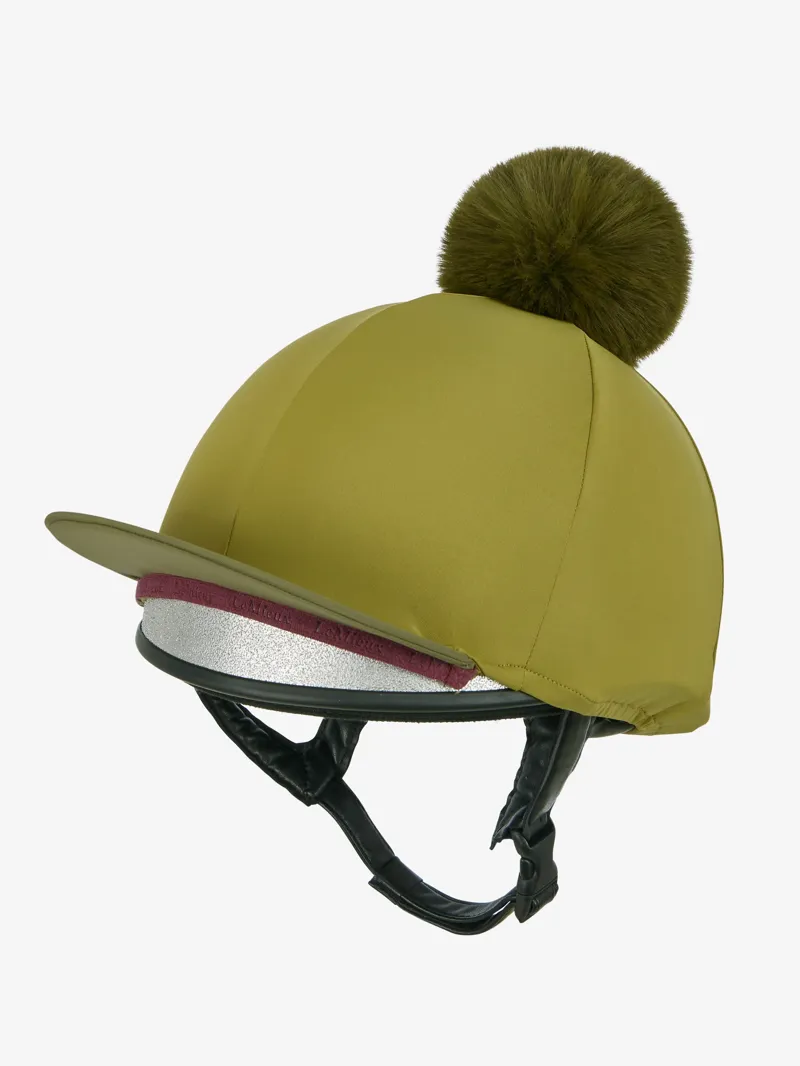 LeMieux Classique Pom Hat Silk - Gooseberry-2