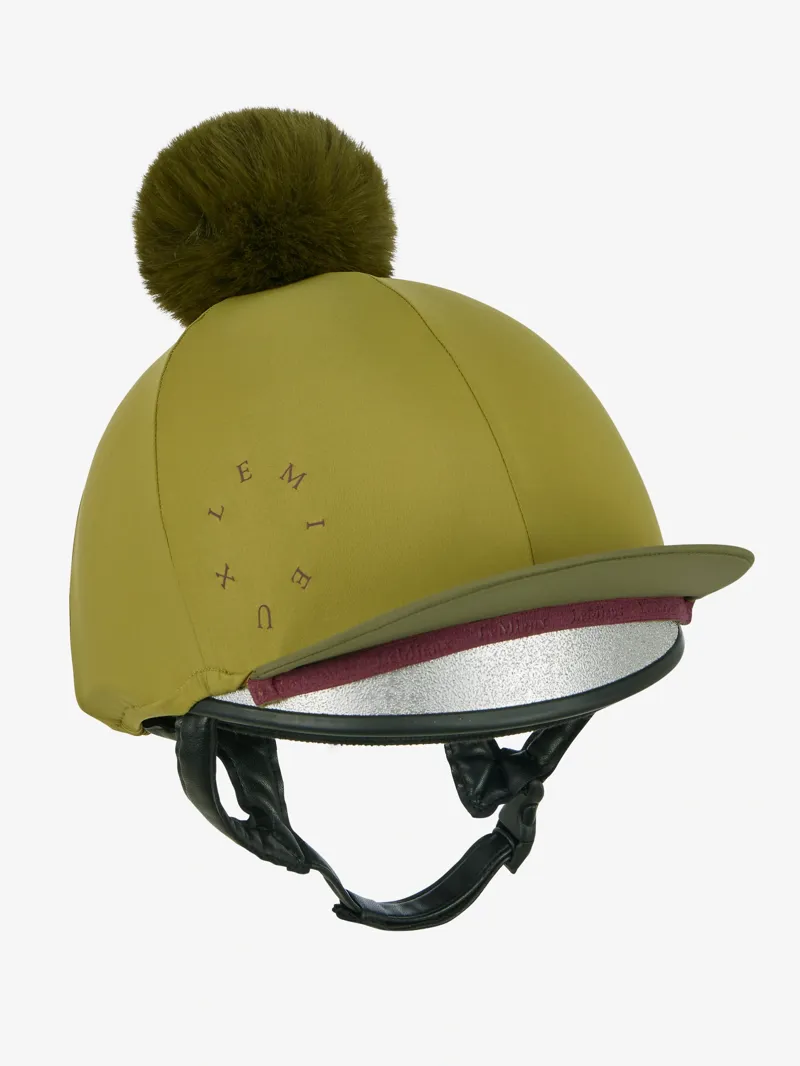 LeMieux Classique Pom Hat Silk - Gooseberry-3