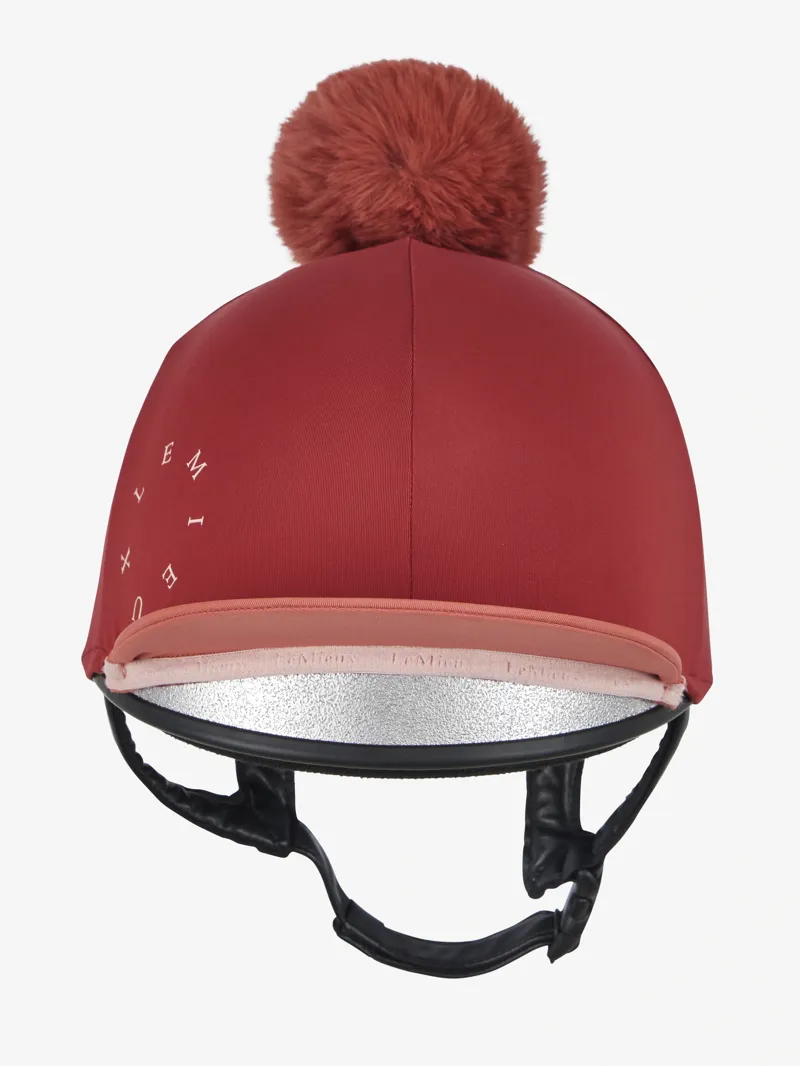 LeMieux Classique Pom Hat Silk - Russet-4