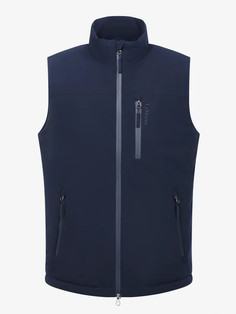 LeMieux Mens Midweight Insulated Gilet - Navy-2