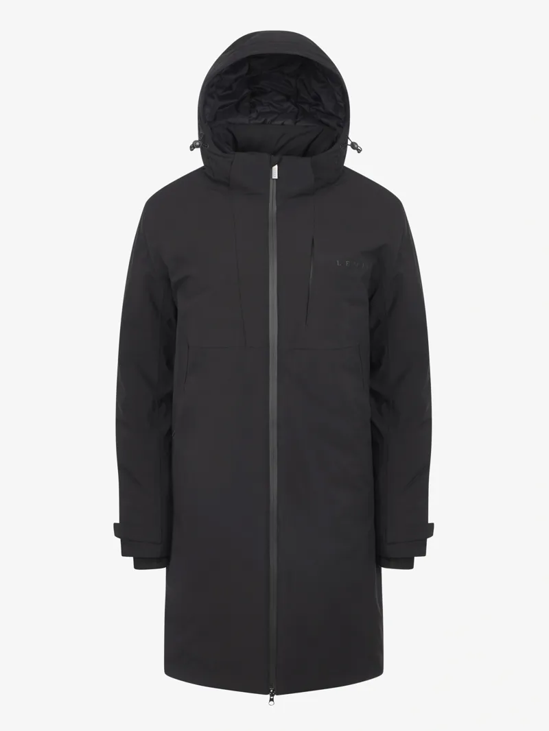 LeMieux Mens Waterproof Training Coat - Black-1