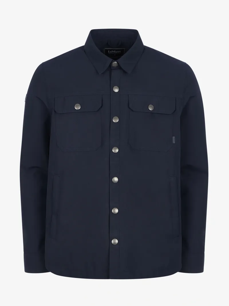 LeMieux Mens Showerproof Shacket - Navy-1