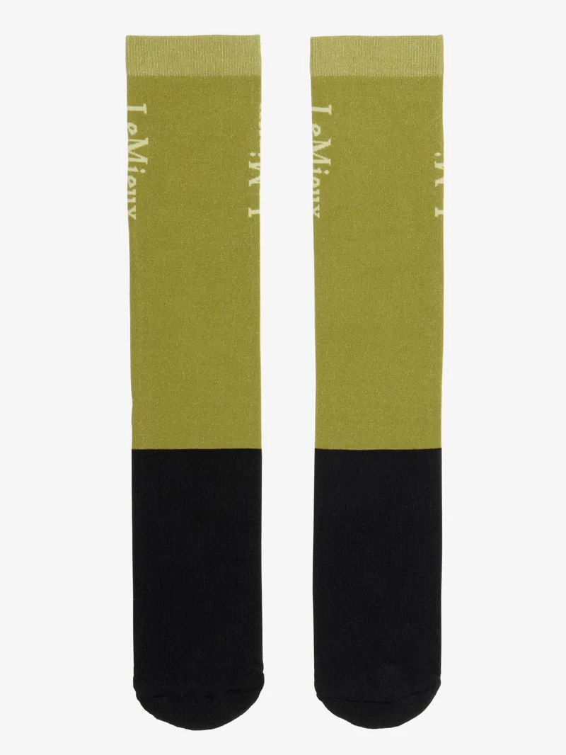 LeMieux Competition Socks 2 Pack - Gooseberry-1