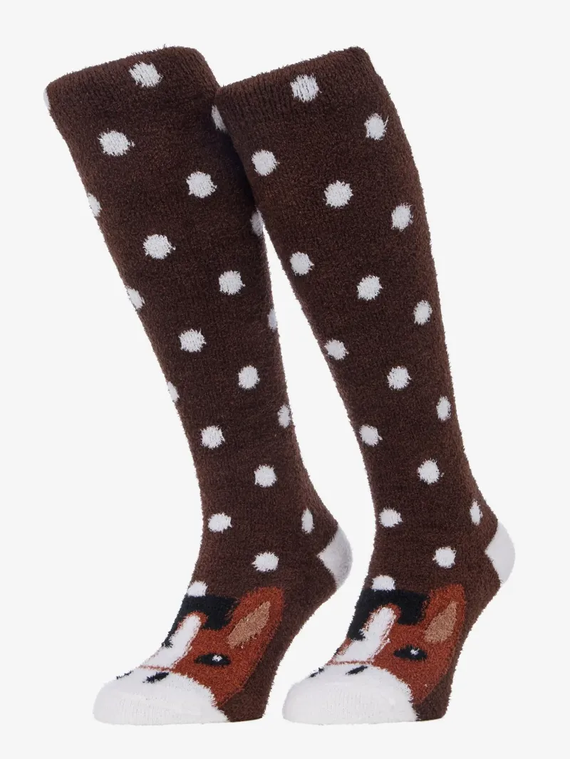 LeMieux Fluffy Character Socks - Titan