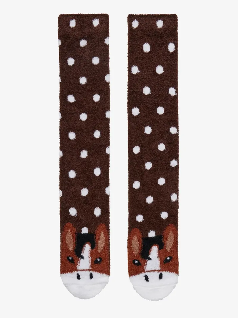 LeMieux Fluffy Character Socks - Titan-1
