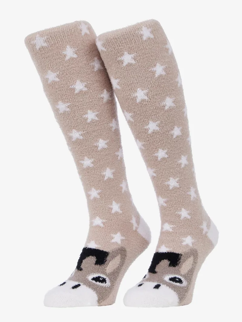 LeMieux Fluffy Character Socks - Donkey