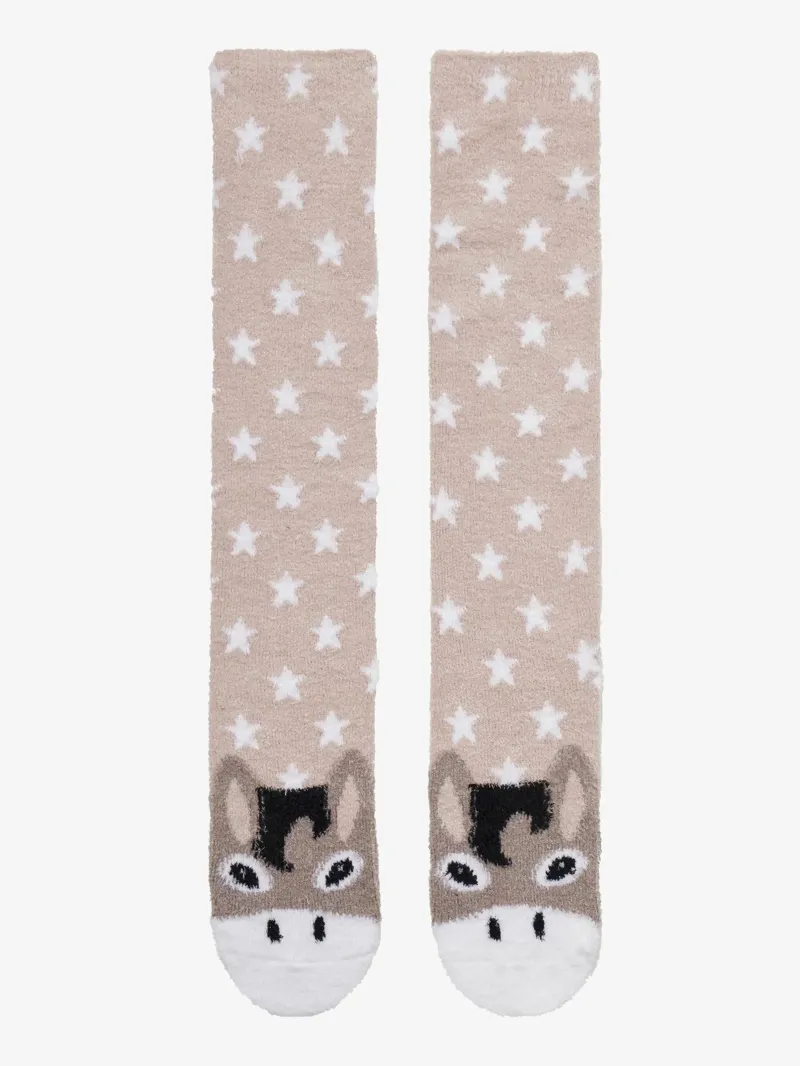 LeMieux Fluffy Character Socks - Donkey-1