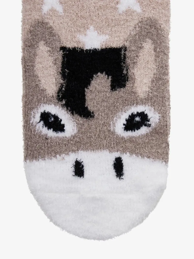 LeMieux Fluffy Character Socks - Donkey-2