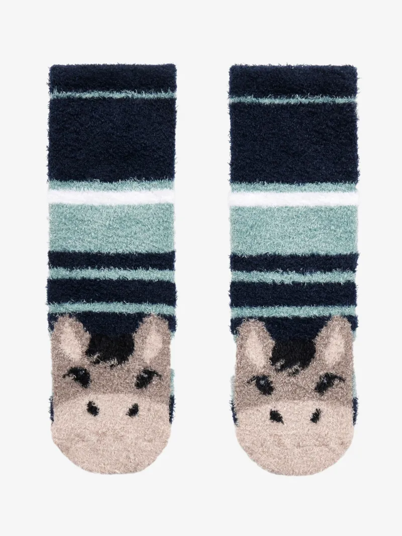 LeMieux Mini Fluffy Character Socks - Oakie-1
