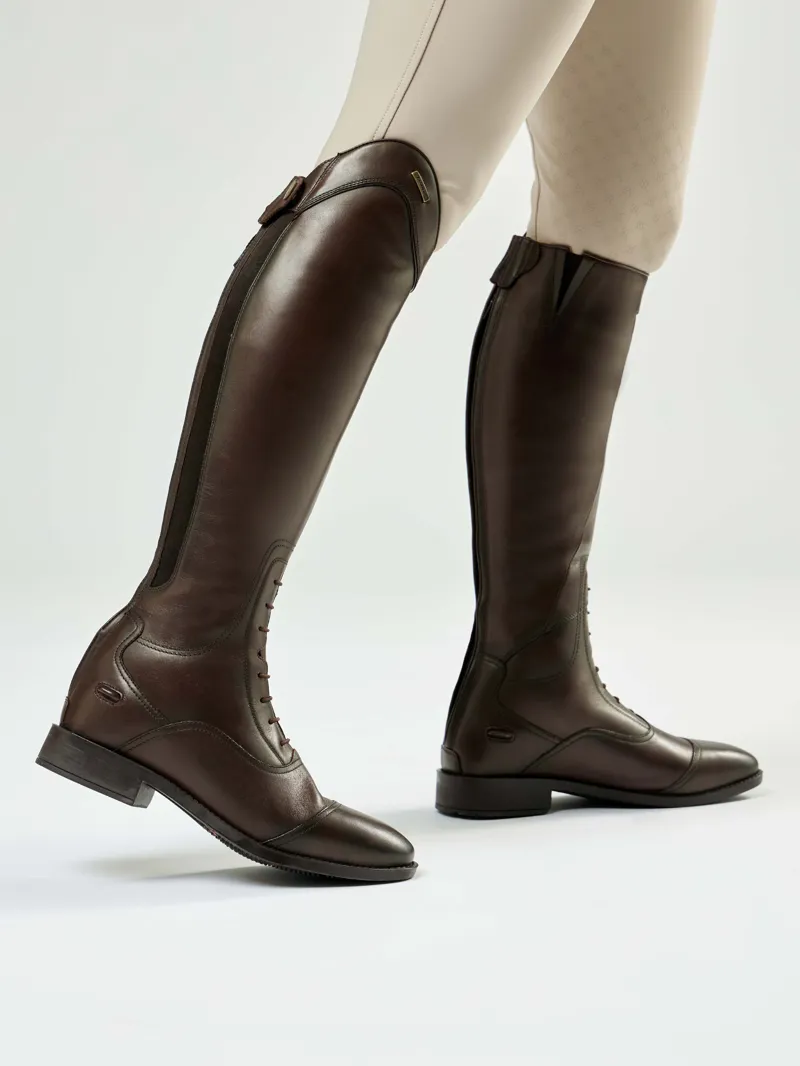 LeMieux Junior Field Riding Boots Tall/Slim - Brown-1