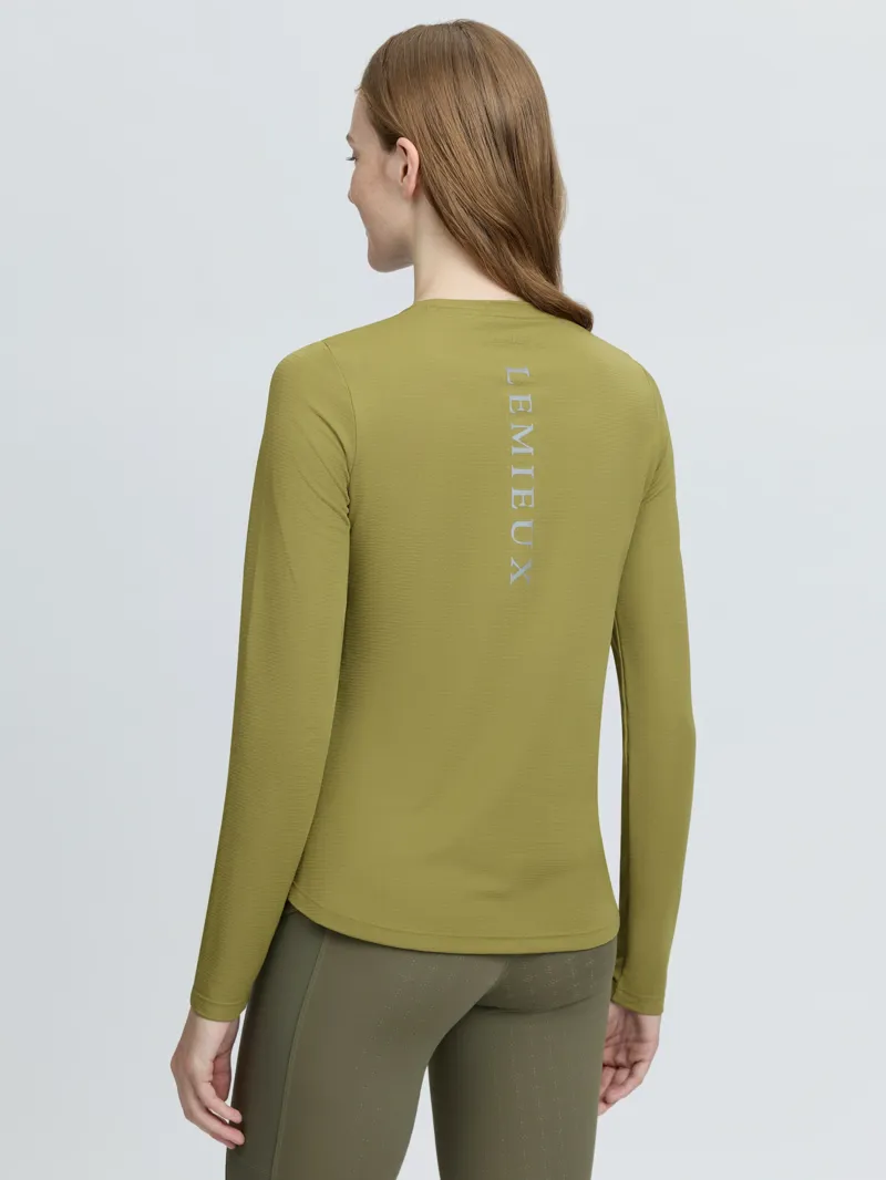 LeMieux Long Sleeve Sports Tee - Gooseberry-1