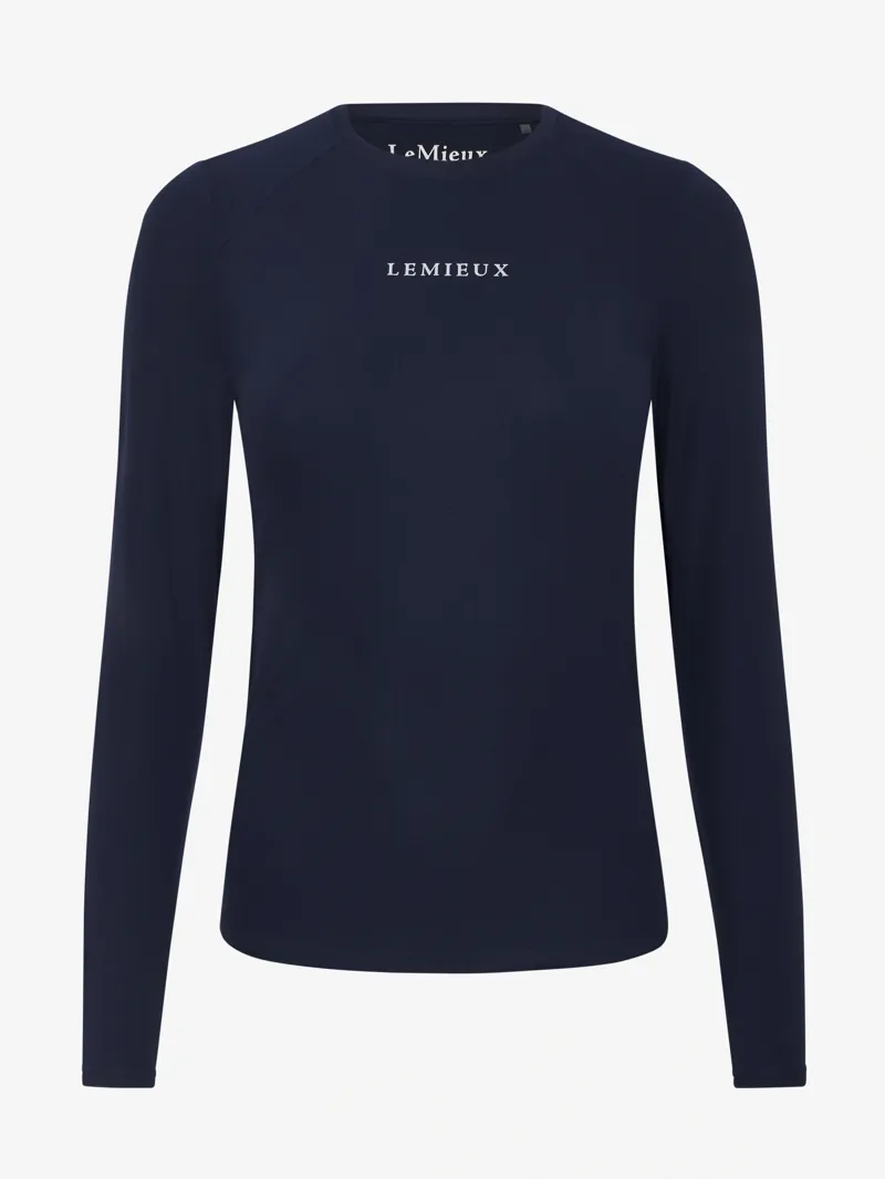 LeMieux Long Sleeve Sports Tee - Navy-2