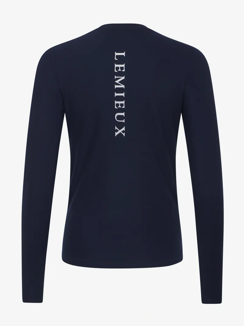 LeMieux Long Sleeve Sports Tee - Navy-3