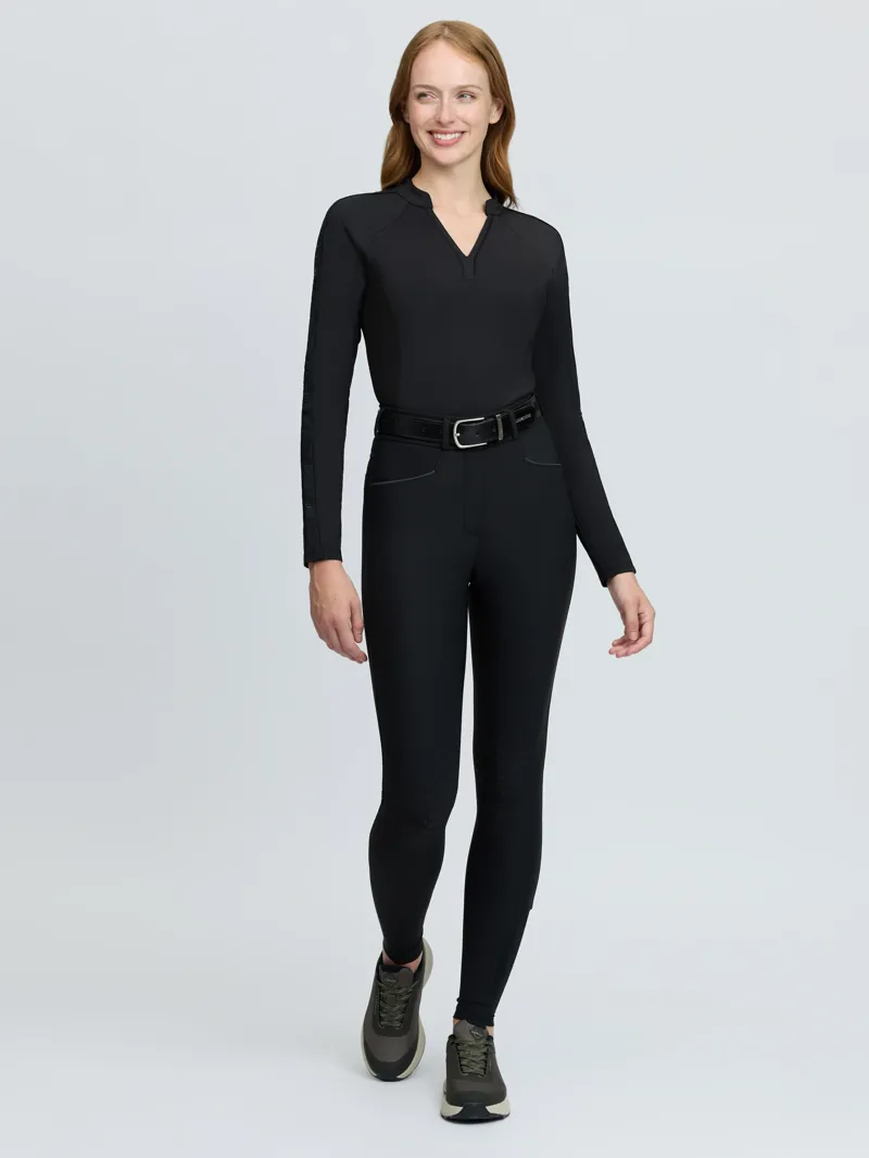 LeMieux Tall Isabelle Knee Grip Breeches - Black-5