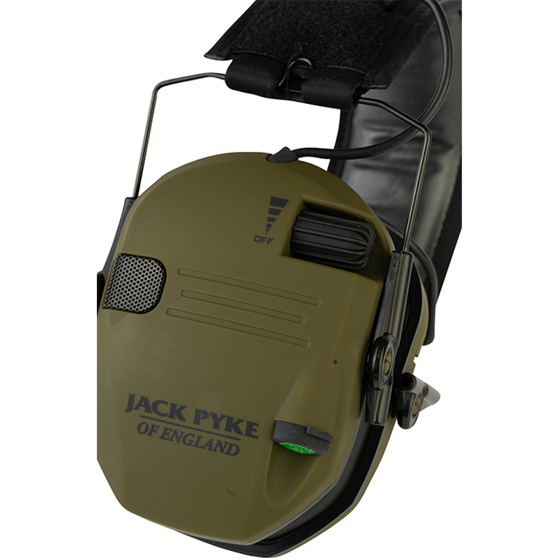 Jack Pyke Electronic Ear Defenders - Green-7