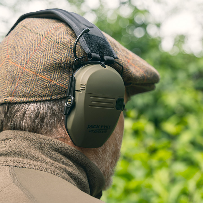 Jack Pyke Electronic Ear Defenders - Green-8