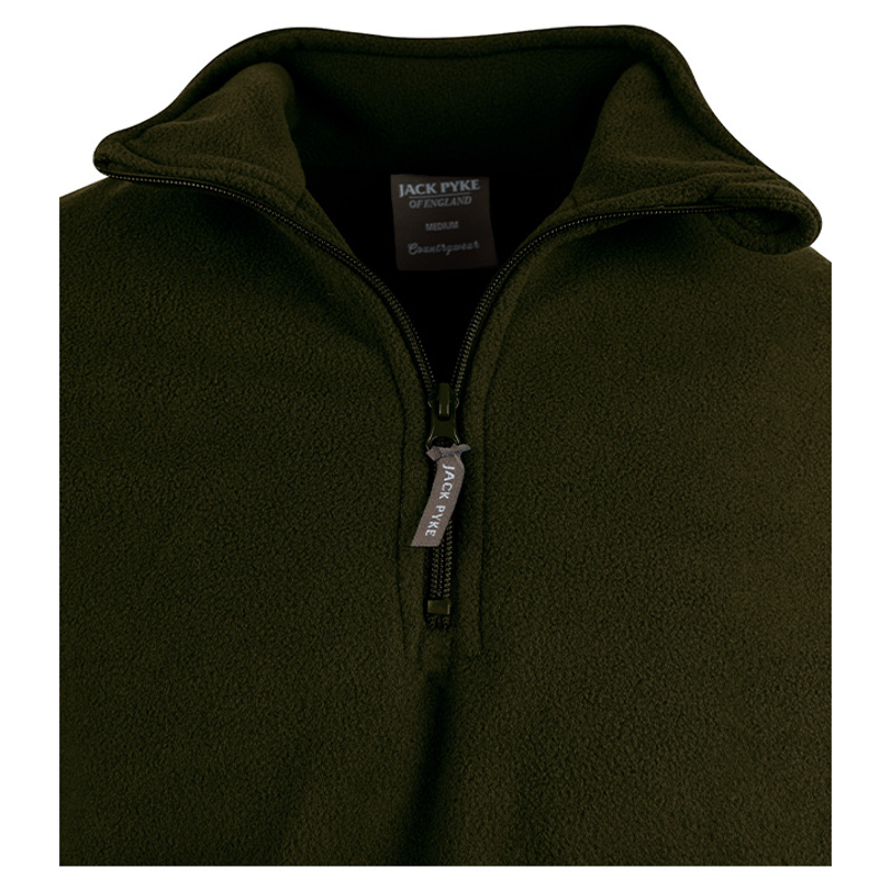 Jack Pyke Country Fleece Top - Dark Olive-5