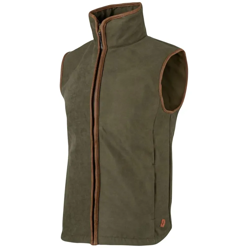 Jack Pyke Technical Moleskin Gilet - Dark Olive-1