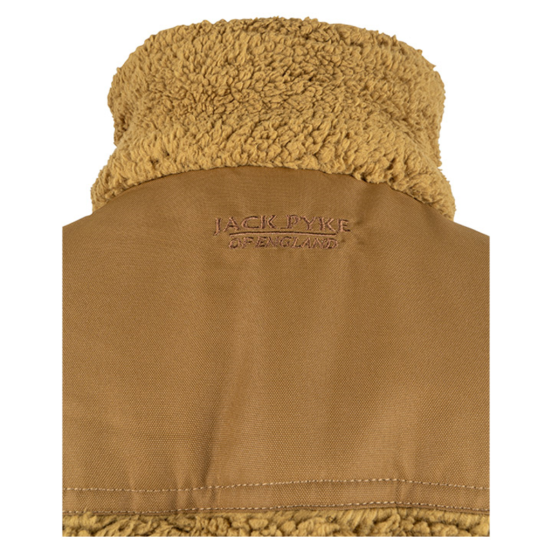 Jack Pyke Sherpa Fleece Gilet - Camel-4