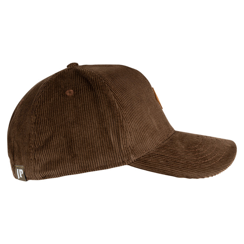 Jack Pyke Cord Baseball Hat - Brown-2