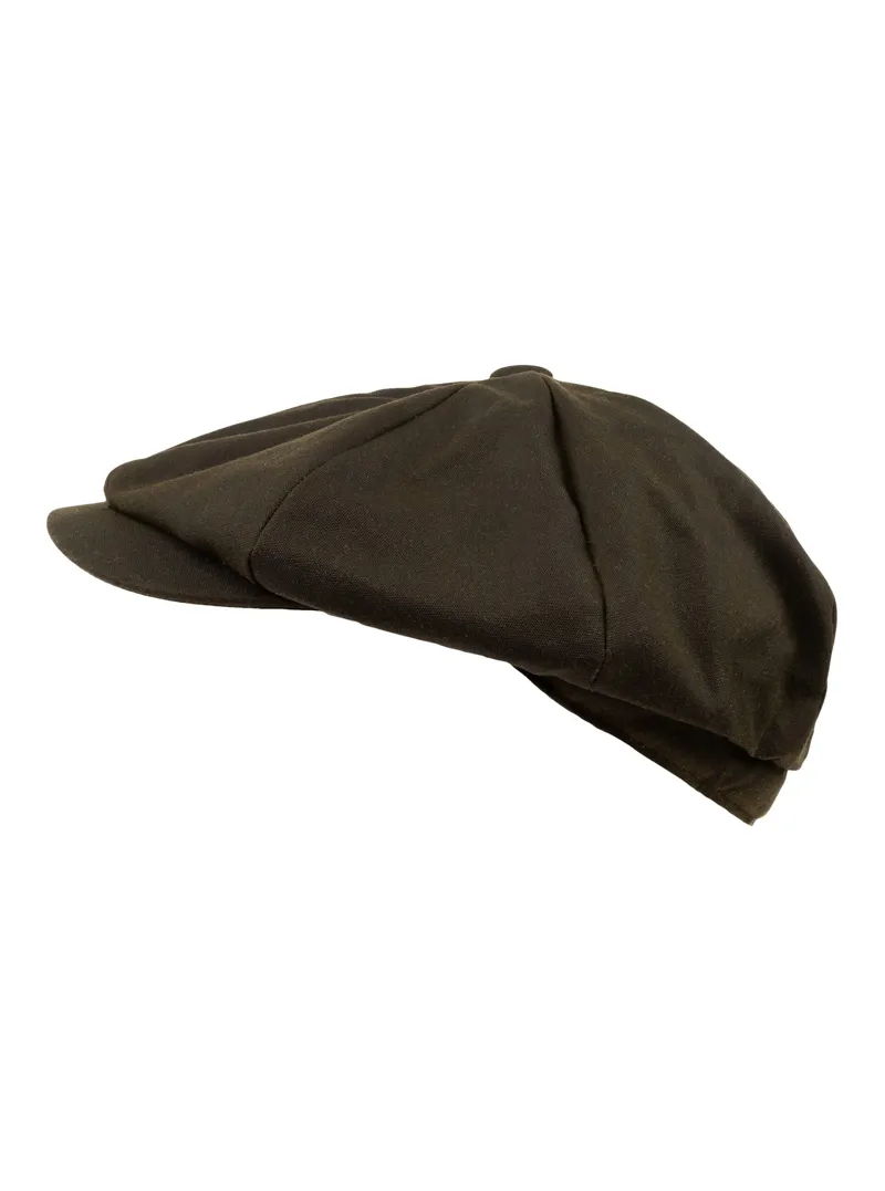 Jack Pyke Wax Baker Boy Hat - Dark Green