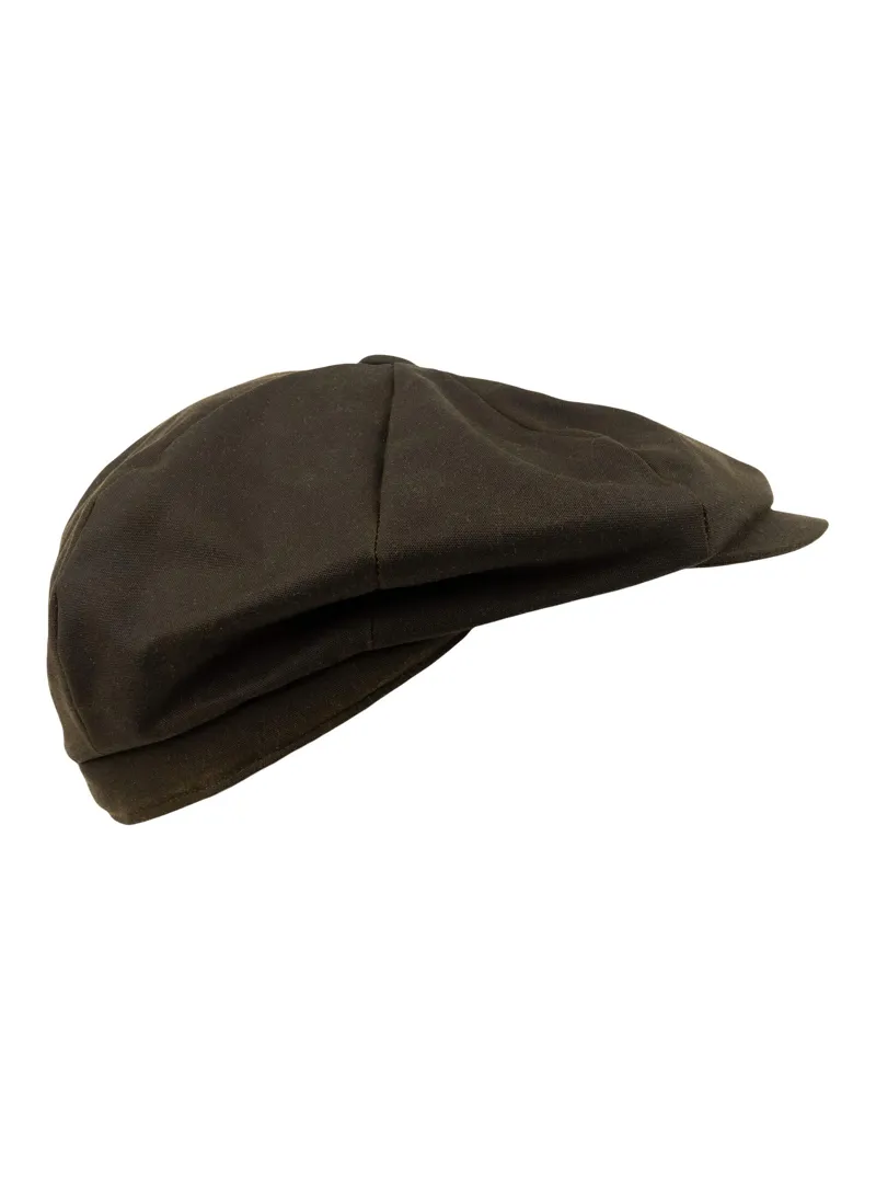 Jack Pyke Wax Baker Boy Hat - Dark Green-1