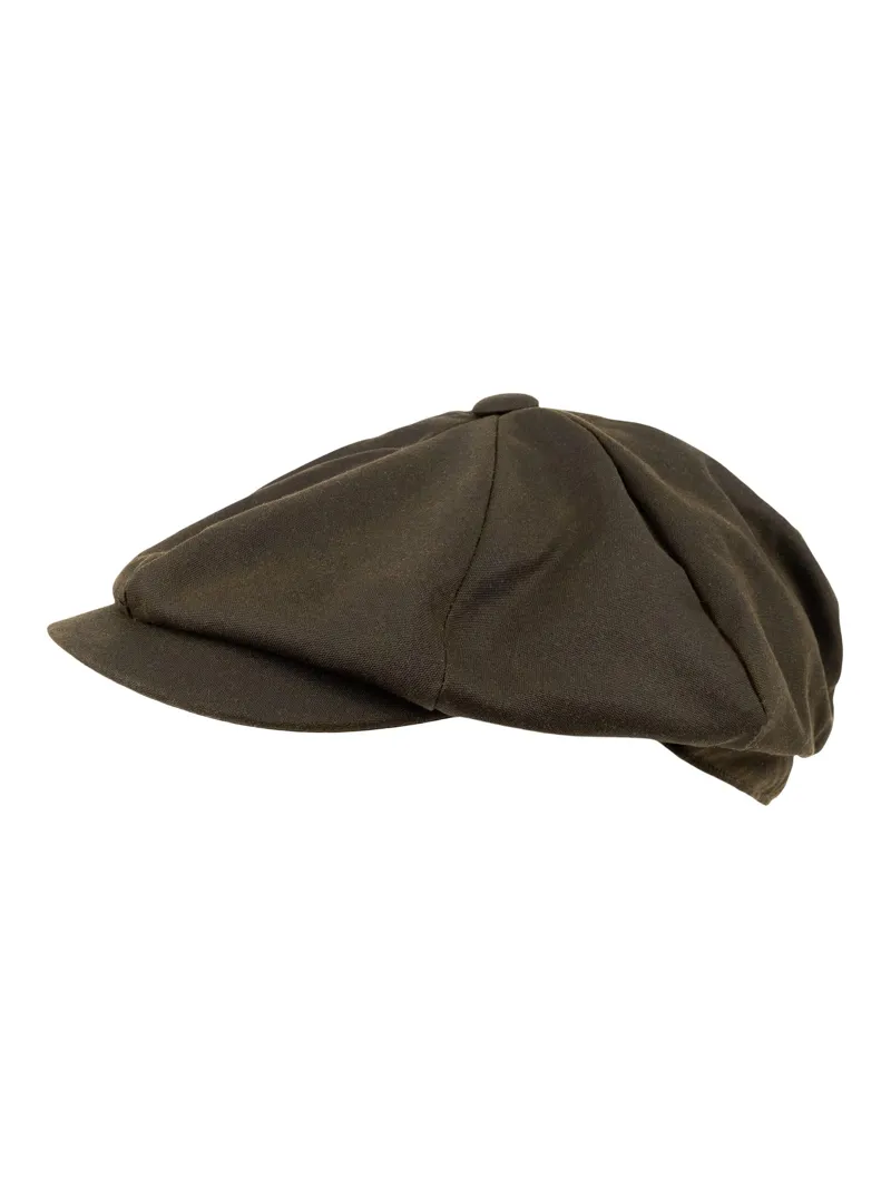 Jack Pyke Wax Baker Boy Hat - Dark Green-2