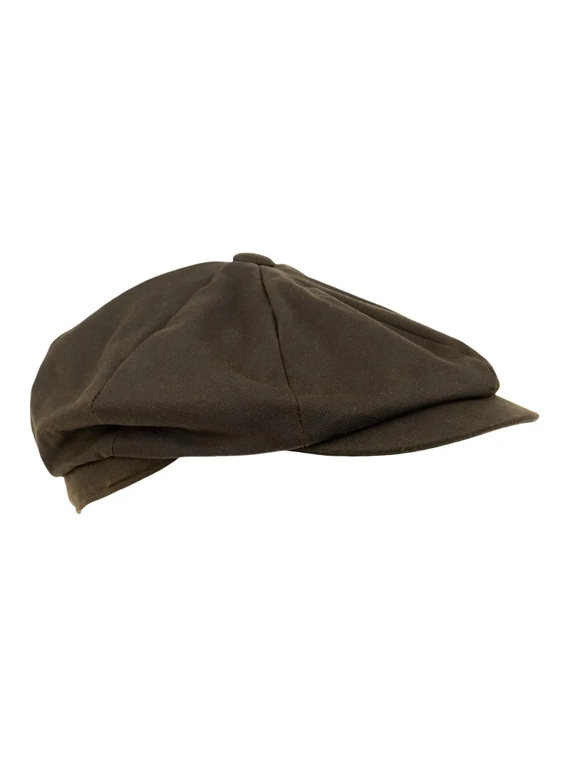 Jack Pyke Wax Baker Boy Hat - Dark Green-3