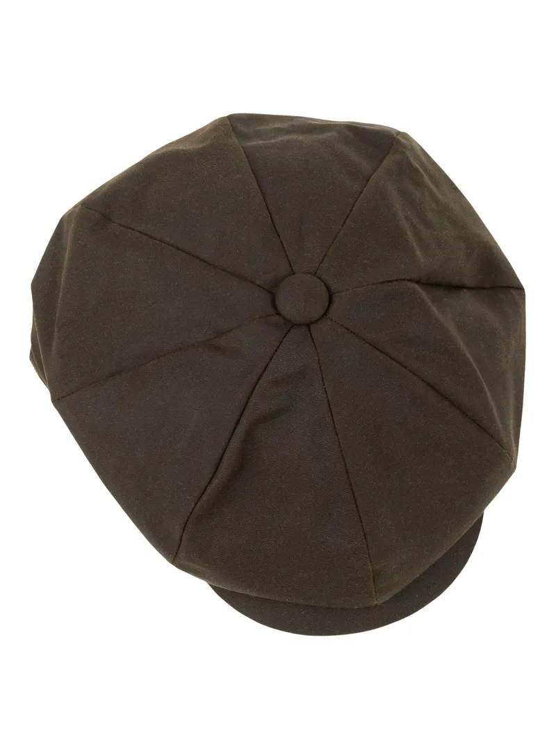 Jack Pyke Wax Baker Boy Hat - Dark Green-5