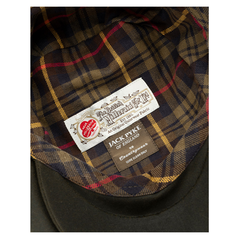 Jack Pyke Wax Flat Cap - Green-5