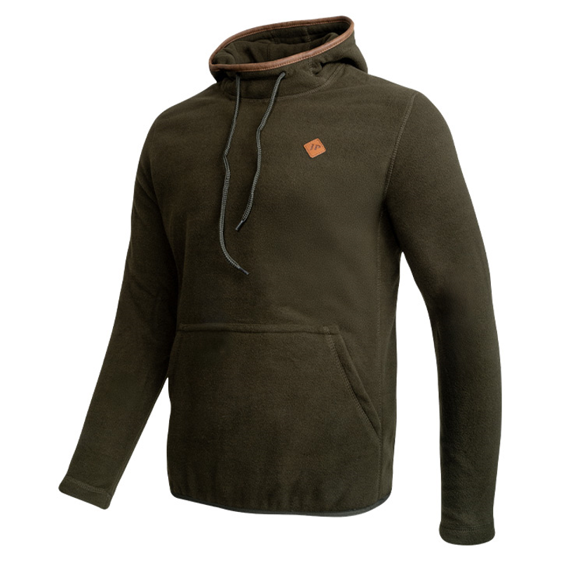 Jack Pyke Country Fleece Hoodie - Dark Olive-1