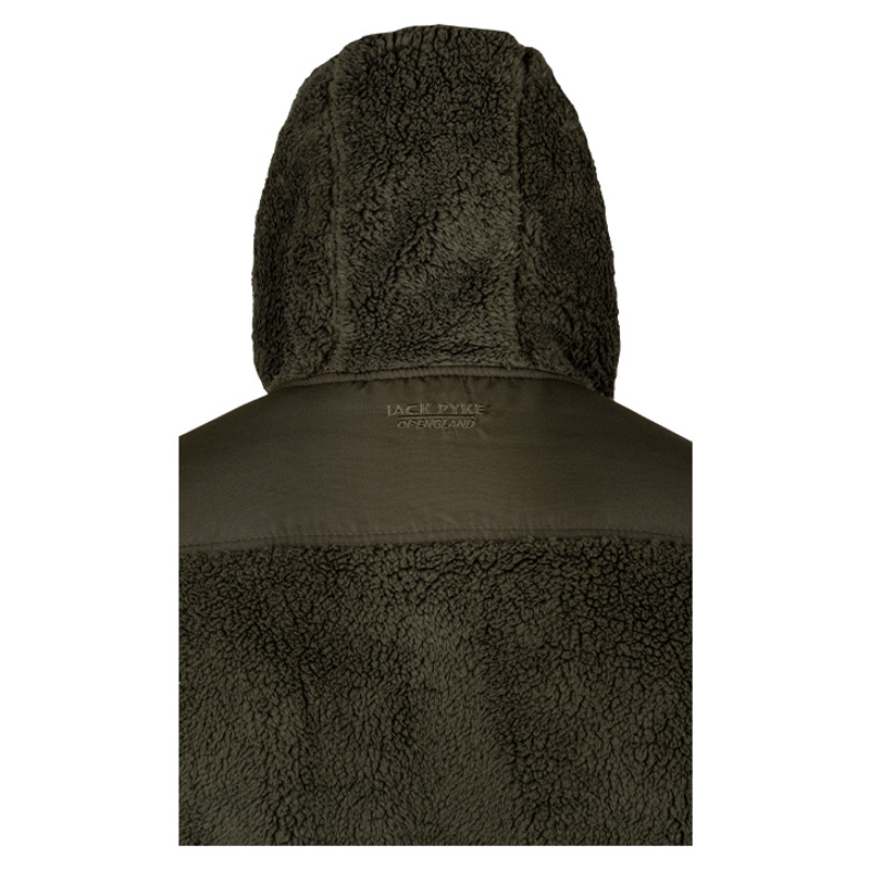 Jack Pyke Sherpa Fleece Gen 2 Hoodie - Dark Olive-4