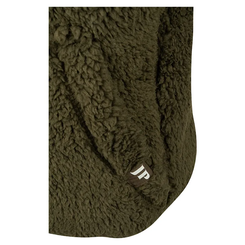 Jack Pyke Junior Sherpa Fleece Hoodie - Dark Olive-5