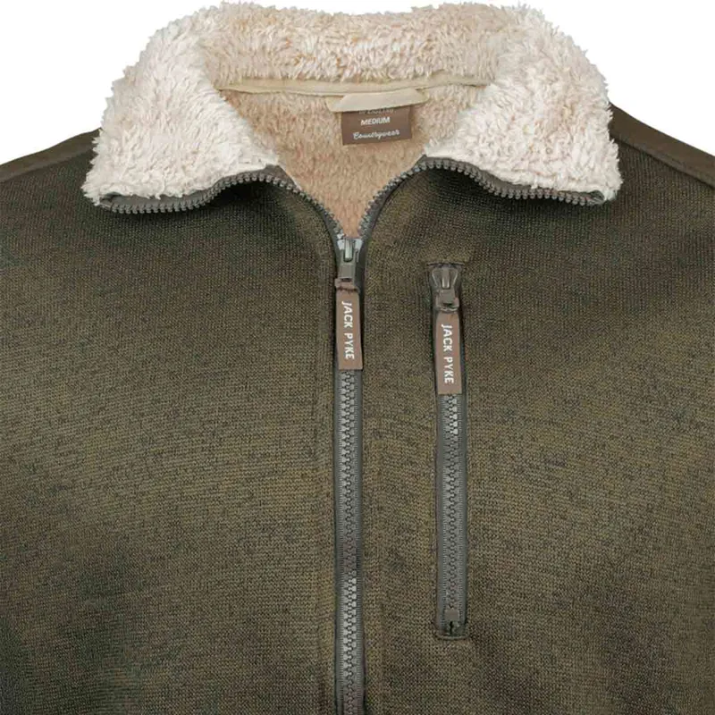 Jack Pyke Scandinavian Fleece Jacket - Dark Olive-2