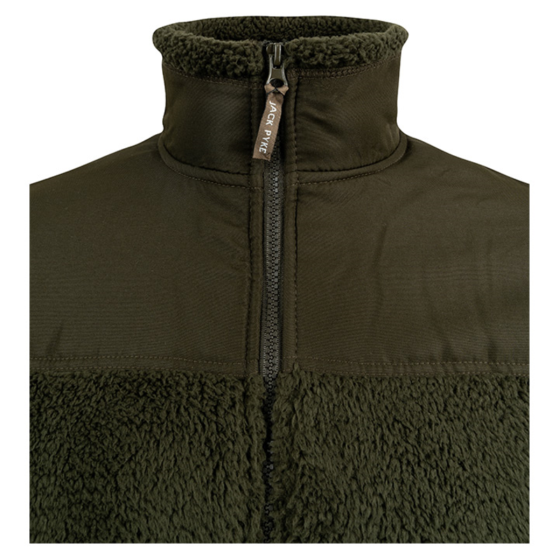 Jack Pyke Sherpa Fleece Gen 2 Jacket - Dark Olive-5