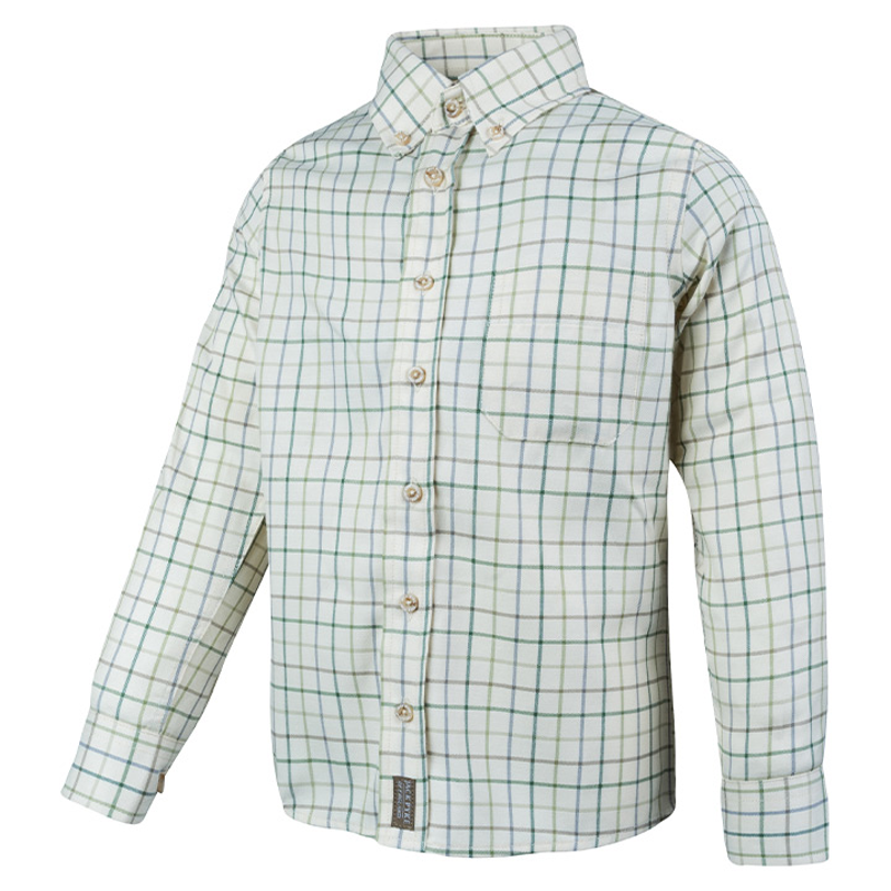 Jack Pyke Junior Countryman Shirt - Green-1