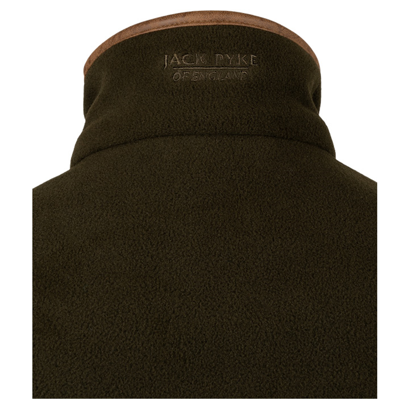 Jack Pyke Ladies Countryman Fleece Gilet - Dark Olive-4