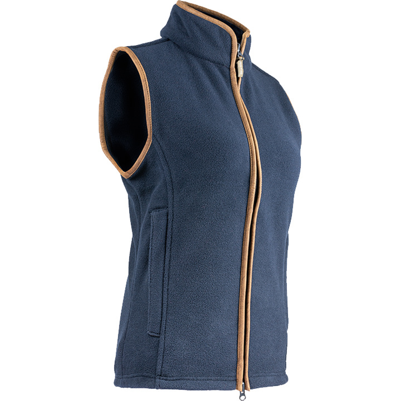 Jack Pyke Ladies Countryman Fleece Gilet - Navy-1