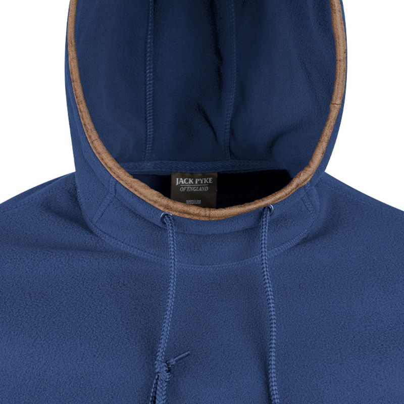 Jack Pyke Ladies Fleece Hoodie - Denim-3