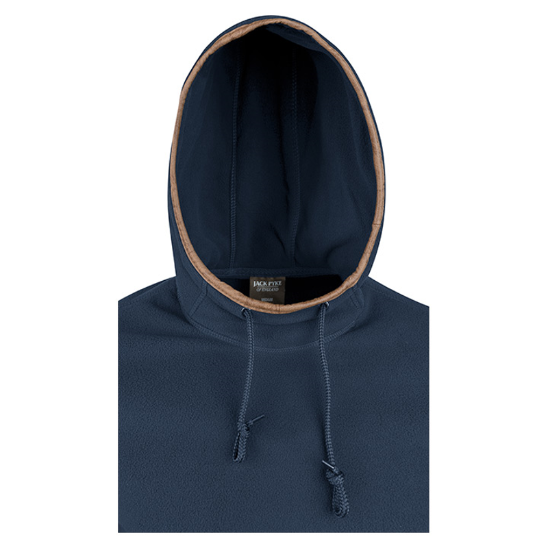 Jack Pyke Ladies Fleece Hoodie - Navy-3