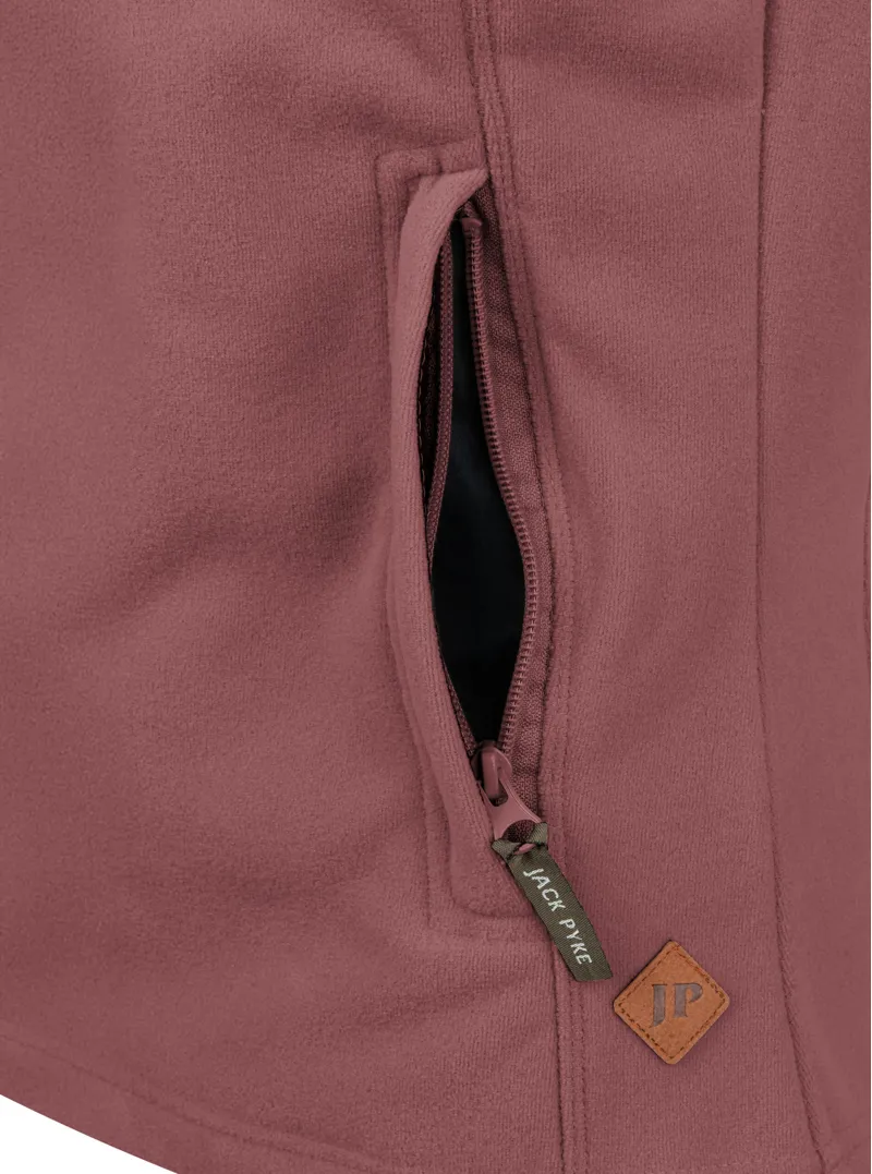 Jack Pyke Ladies Recycled Fleece Jacket - Burnt Copper-5