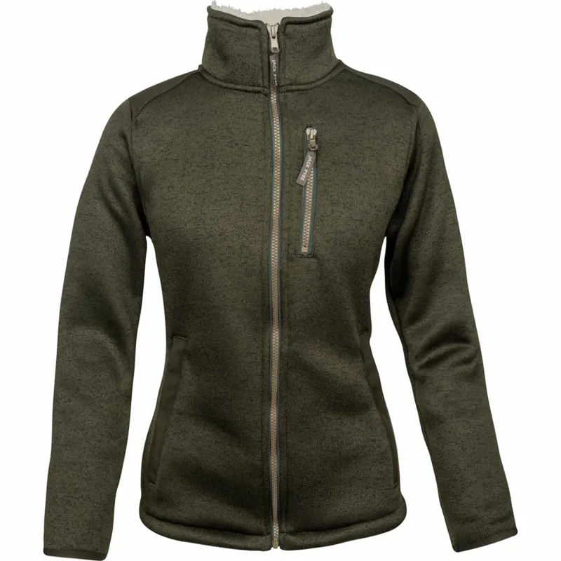 Jack Pyke Ladies Scandinavian Fleece Jacket - Dark Olive