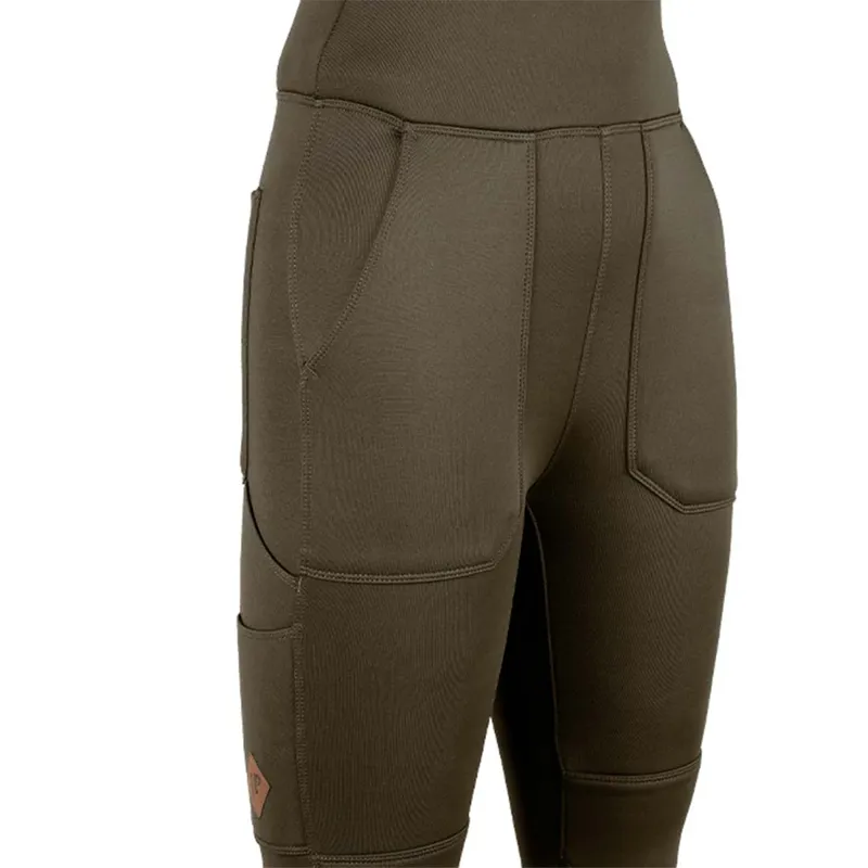 Jack Pyke Ladies Utility Leggings - Brown-2