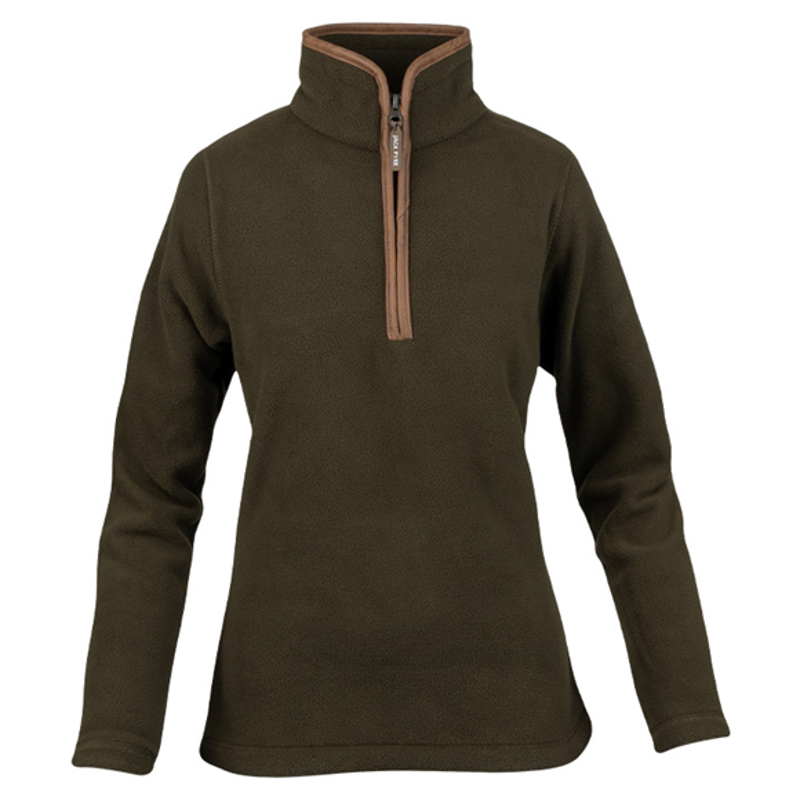 Jack Pyke Ladies Fleece Pullover - Dark Olive