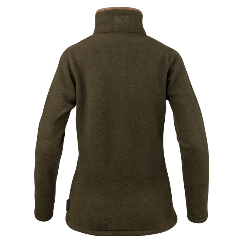 Jack Pyke Ladies Fleece Pullover - Dark Olive-2