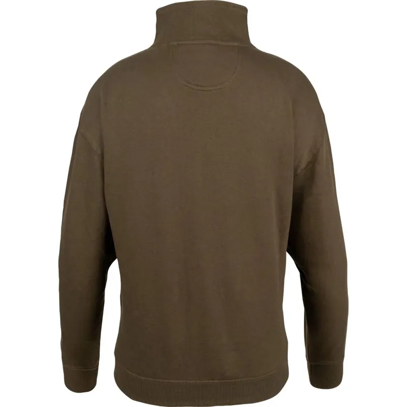 Jack Pyke Ladies Half Zip Sweatshirt - Olive-1