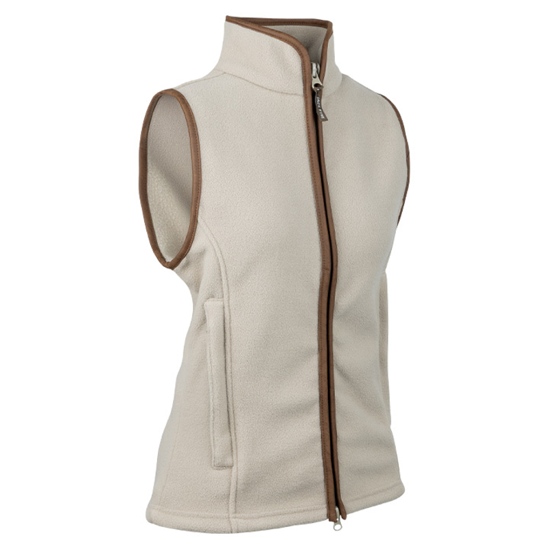 Jack Pyke Ladies Countryman Fleece Gilet - Mushroom-2
