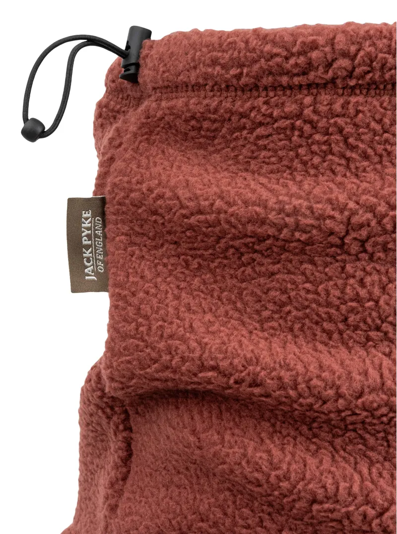Jack Pyke Sherpa Neck Gaiter - Burnt Copper-2